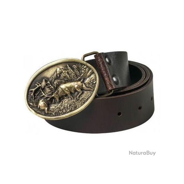 Ceinture FRITZMANN cuir marron cerf 30708-13