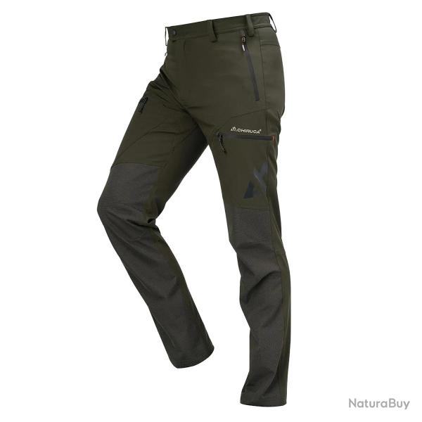 Pantalon softshell Chiruca Lykos vert d�perlant et coupe-vent 3XL