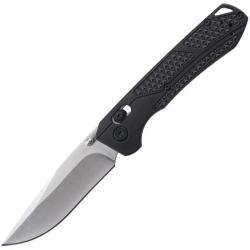Couteau Pliant S-TEC T20322 Lame Inox Manche ABS Noir Crossbar Lock STT20322BK
