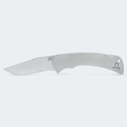 Couteau Pliant Cimo Huffero Lame Acier Inox Manche Inox Lockback Br&eacute;sil CCMH80