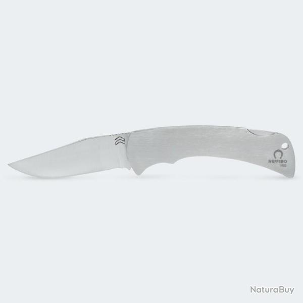 Couteau Pliant Cimo Huffero Lame Acier Inox Manche Inox Lockback Br�sil CCMH80