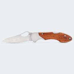 Couteau Pliant Cimo Gecko 7 Lame Acier Inox Manche Bois Lockback Br&eacute;sil CCMGE7MAD