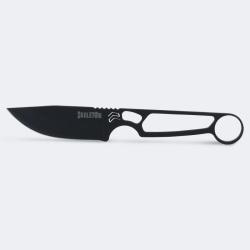 Couteau Fixe Cimo 4030/85 Lame Acier Inox Manche Acier &Eacute;tui Cuir Br&eacute;sil CCM403085PT