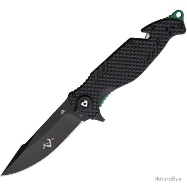 Couteau V Nives TGL Trailblazer Noir Lame Acier D2 Manche Linerlock VNI23GPBGBK