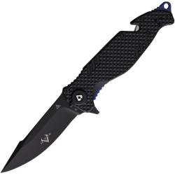 Couteau V Nives Trail Blazer Bleu Lame Acier D2 Manche Linerlock VNI03096