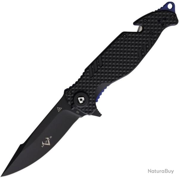Couteau V Nives Trail Blazer Bleu Lame Acier D2 Manche Linerlock VNI03096