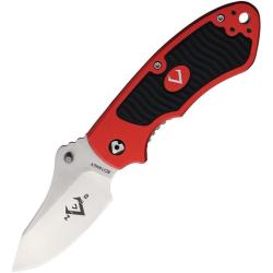 Couteau V Nives Stout Rouge Lame Acier 8Cr14MoV Manche Linerlock VNI03089