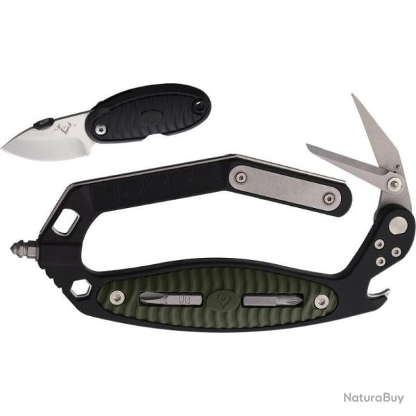 VNI03060 -- Couteau V Nives C.R.A.B. Multi Tool Lame Acier Inox Multi-Fonctions �tui Kydex
