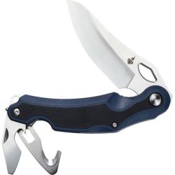 Couteau Multitool DOTS Gear Toolamn Lame Acier 8Cr14MoV Manche FRN et TPR noir et vert SFFA936101