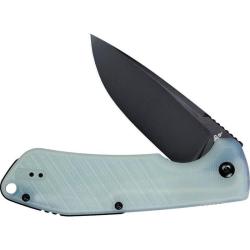 Couteau Pliant DOTS Gear Aria Lame Acier 9Cr18MoV Manche G10 jade Linerlock SFFA111503