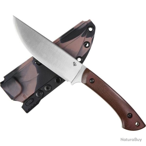 Couteau Fixe DOTS Gear Field Crafter Lame Acier K110 Manche micarta burlap marron �tui Nylon