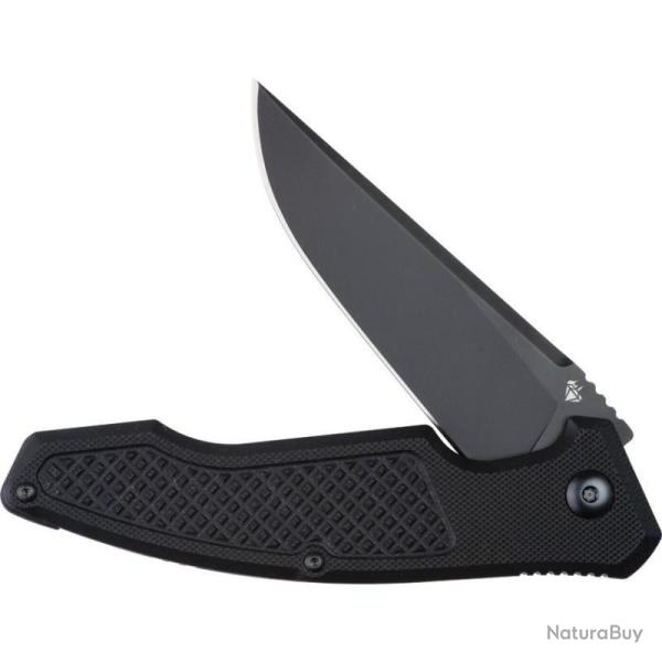 Couteau Pliant DOTS Gear Veloce Lame Acier AUS-10A Manche G10 noir Linerlock DFA102703