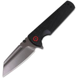 Couteau ElitEdge Black Lame Acier 440C Manche Aluminium Linerlock EE10A136BGY