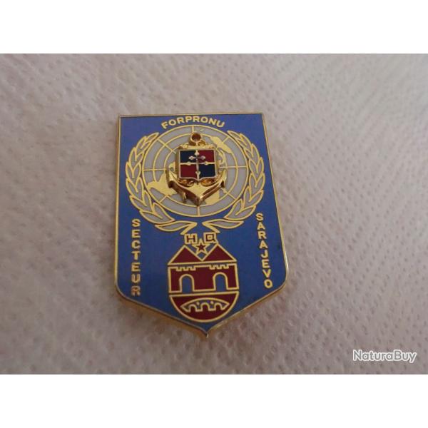 insigne  9� DIMA secteur sarajevo forpronu / j balme saumur