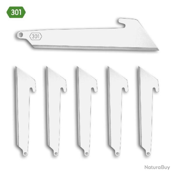 Pack de 6 Lames Utilitaires 3'' Outdoor Edge Acier 420J2 S�rie 300 OERRU306