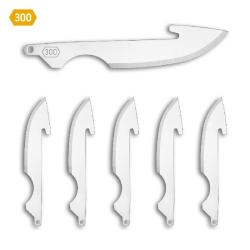 Pack de 6 Lames Caping Outdoor Edge Acier 420J2 S&eacute;rie 300 OERRP306