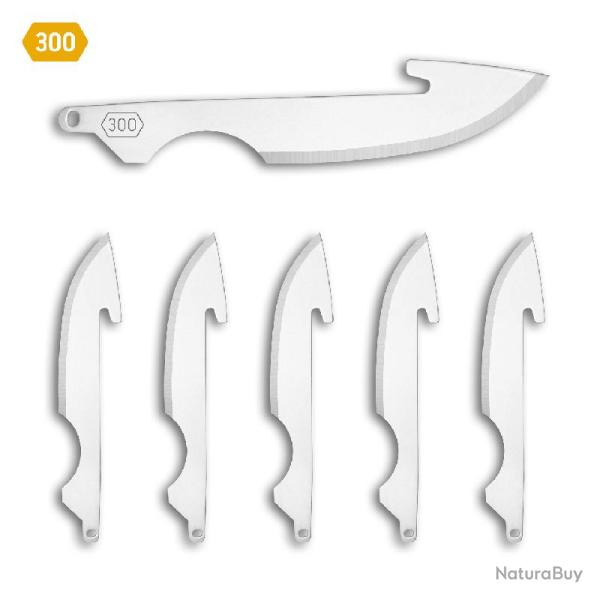Pack de 6 Lames Caping Outdoor Edge Acier 420J2 S�rie 300 OERRP306