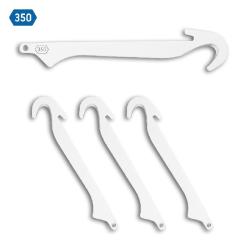 Set RazorSafe 4 Lames &Eacute;visc&eacute;ration 4'' Outdoor Edge Acier 420J2 S&eacute;rie 350 OERRG4