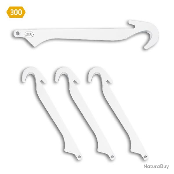 Pack de 4 Lames Gut Hook Outdoor Edge Acier 420J2 S�rie 300 OERRG304