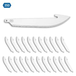 Pack de 24 Lames Drop Point 3,5'' Outdoor Edge Acier 420J2 S&eacute;rie 350 OERR3524