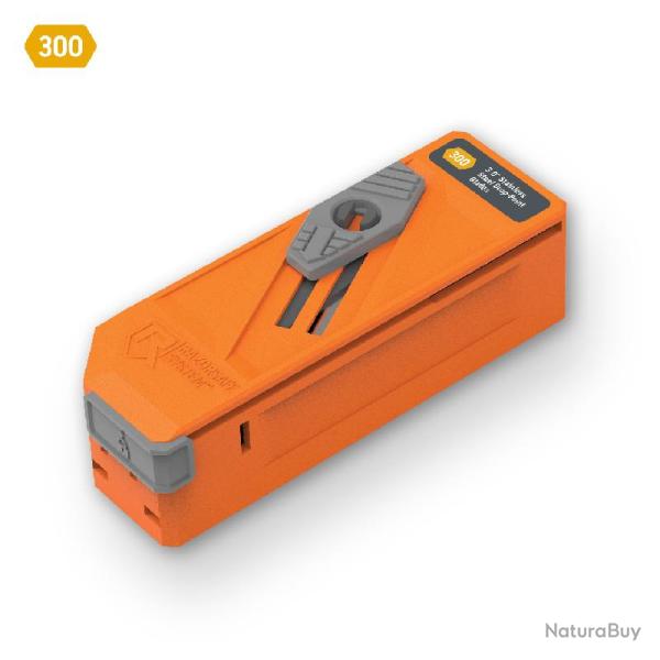 Distributeur de 12 Lames Drop Point 3'' Outdoor Edge Acier 420J2 S�rie 300 OERR30D12C