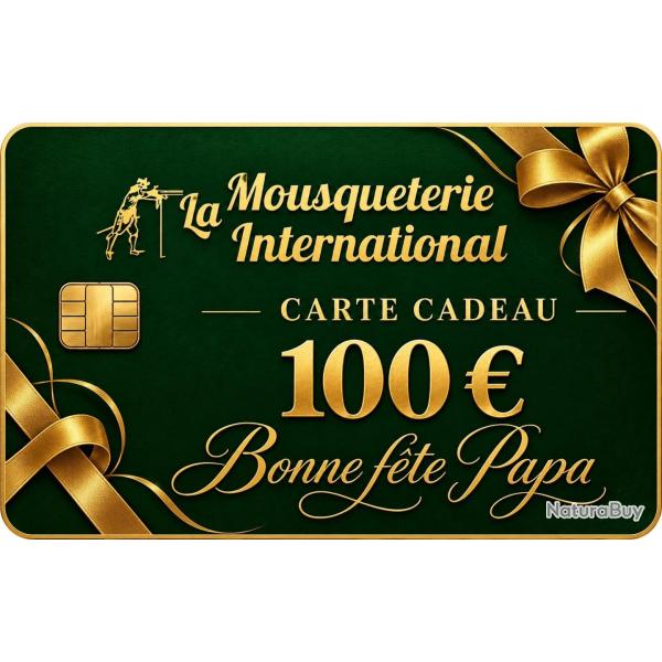 CARTE CADEAU F�TE DES P�RES 100 &euro;