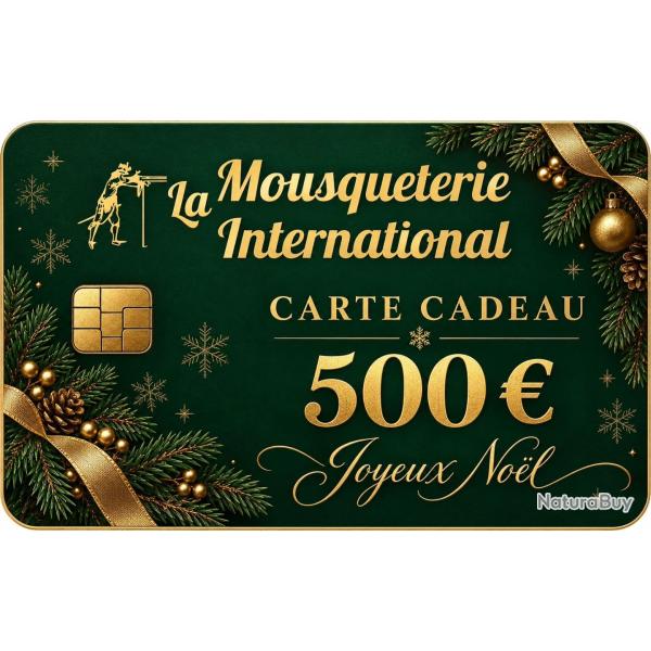 CARTE CADEAU NO�L 500 &euro;