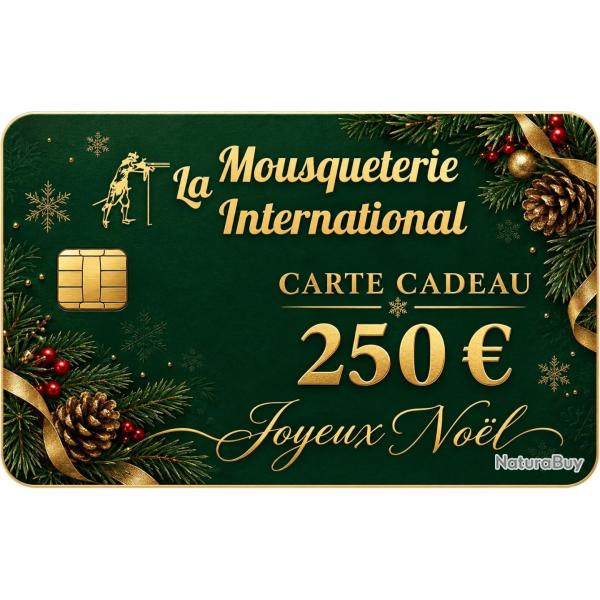 CARTE CADEAU NO�L 250 &euro;