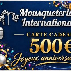 CARTE CADEAU ANNIVERSAIRE 500 &euro;