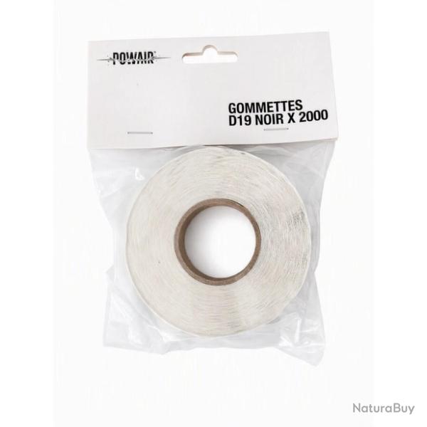 Gommettes D19 Noir X 2000