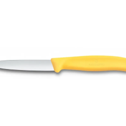 Victorinox Swiss Classic 6.7608.C1 - Couteau d'Office lame lisse 8 cm - manche Jaune