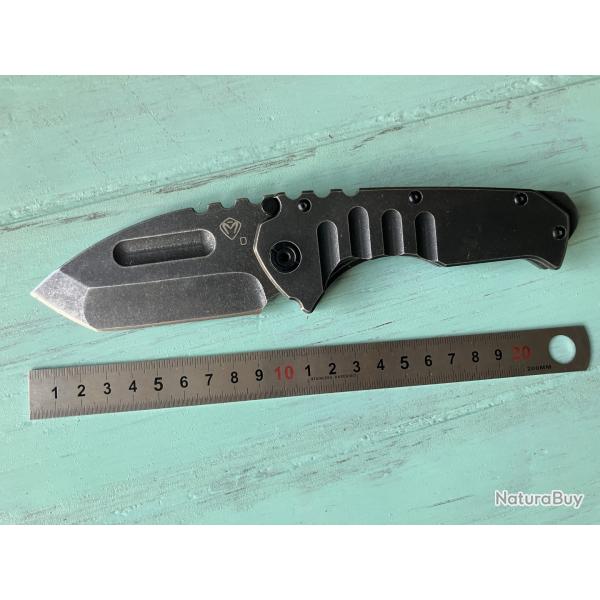 Gros couteau pliant tout m�tal (JUNLANG)