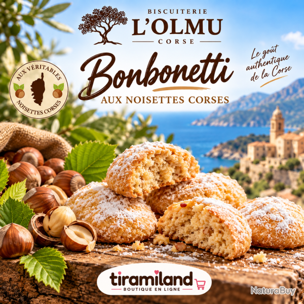 Bonbonetti aux noisettes corses-250g
