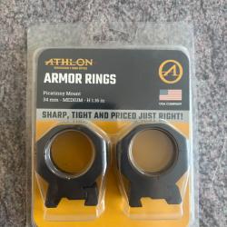 Collier Athlon 34mm hauteur m&eacute;dium
