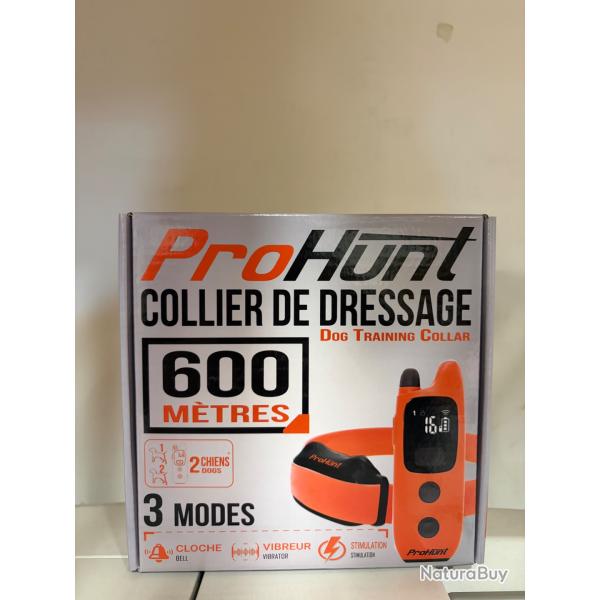 COLLIER DE DRESSAGE PRO HUNT 600M