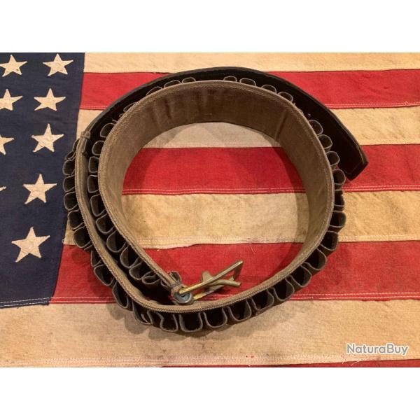 Rare Cartouchi�re "Prairie Belt" calibre 50-70 Gvt. pour Sharps