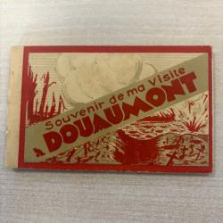 Carnet souvenir Douaumont Verdun ann&eacute;es 30 cartes postales
