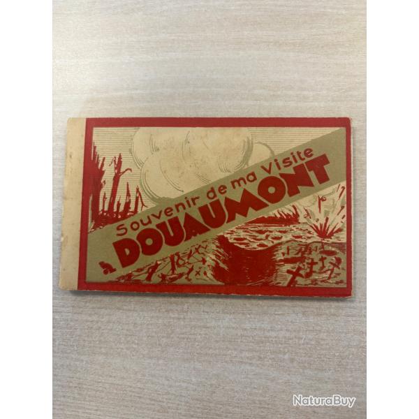 Carnet souvenir Douaumont Verdun ann�es 30 cartes postales