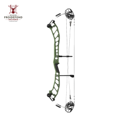 Arc &agrave; poulie Shootdown Pro M2 Cam - PSE - 50-60# / Gaucher / Black Cherry