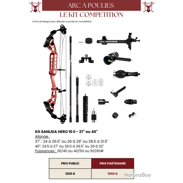 Kit Poulies Comp�tition - MFA - Gaucher