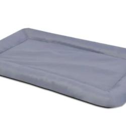 Matelas chien tissu Oxford gris 55x35 cm taille M hydrofuge antid&eacute;rapant