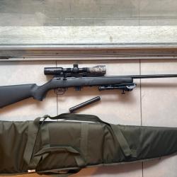 Marlin XT-22RZ .22 LR + lunette Hawke 3-9x40 + bipied