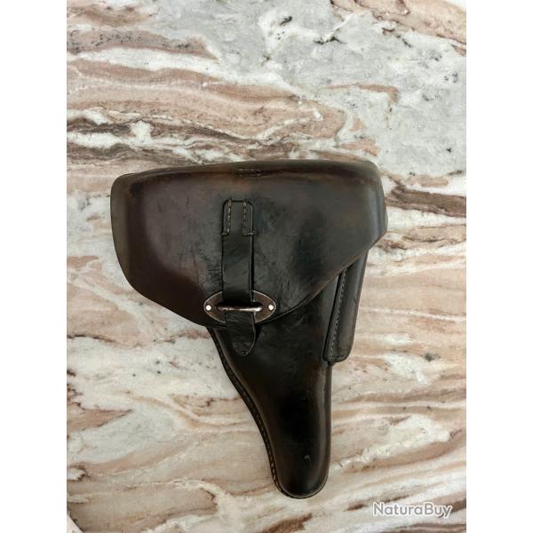 Holster P.38 allemand - cuir noir - wW2