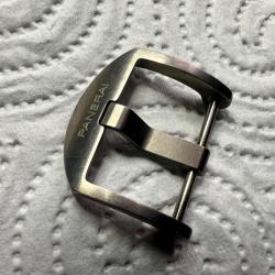 Panerai brushed steel pin buckle 22 mm / ardillon acier