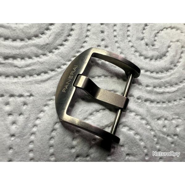 Panerai brushed steel pin buckle 22 mm / ardillon acier