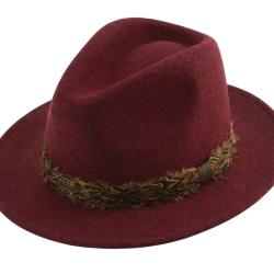 Chapeau Richmond Bordeaux ALAN PAINE