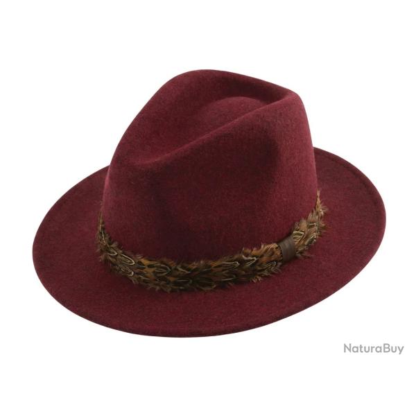 Chapeau Richmond Bordeaux ALAN PAINE