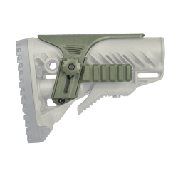 Appui-joue FAB Defense GPCP avec rails Picatinny pour crosse tactique GLR-16 Vert olive