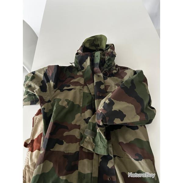Ensemble pluie CCE Arm�e fran�aise - parka 2001 + surpantalon 2003
