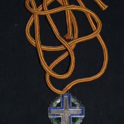 CROIX MODELE 1854 D'UN AUMONIER MILITAIRE CATHOLIQUE-GRANDE GUERRE 1914/1918-RELIGION